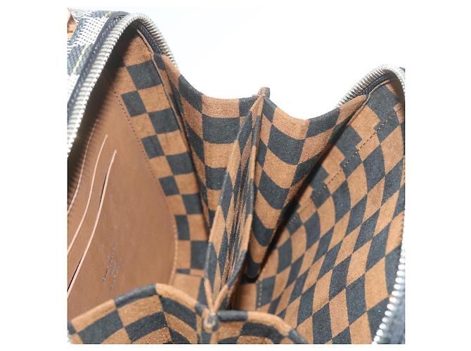 LOUIS VUITTON Borsa a mano verticale Damier Versette Bianco Nero N60273 Auth ar11067S - vista 21