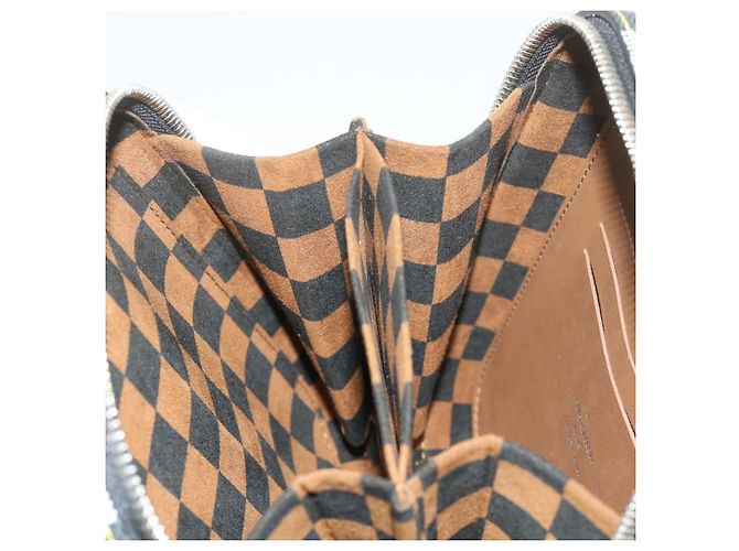 LOUIS VUITTON Borsa a mano verticale Damier Versette Bianco Nero N60273 Auth ar11067S - vista 22