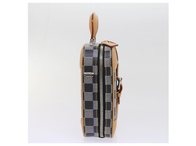 LOUIS VUITTON Borsa a mano verticale Damier Versette Bianco Nero N60273 Auth ar11067S - vista 4