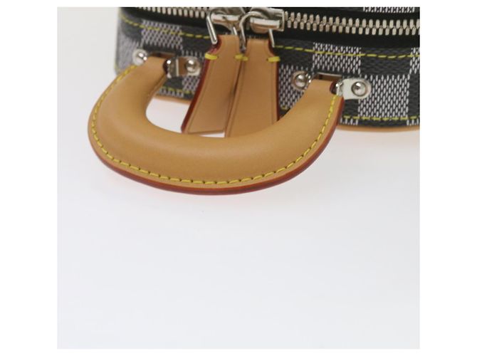 LOUIS VUITTON Borsa a mano verticale Damier Versette Bianco Nero N60273 Auth ar11067S - vista 7