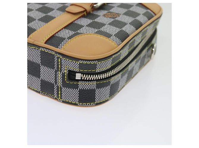 LOUIS VUITTON Borsa a mano verticale Damier Versette Bianco Nero N60273 Auth ar11067S - vista 9
