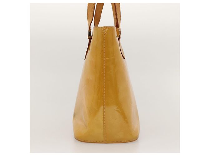 LOUIS VUITTON Monogram Vernis Houston Borsa a Mano Beige M91004 LV Auth BA1139 - vista 3
