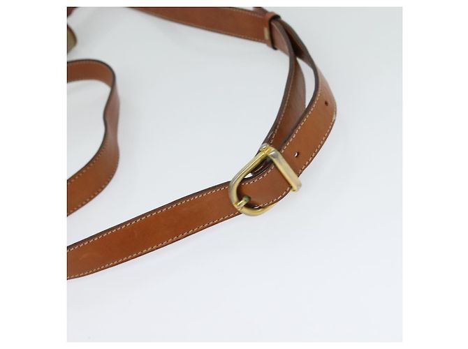 Céline Borsa a spalla in tela Macadam CELINE PVC beige oro Auth 118350 D'oro - vista 7