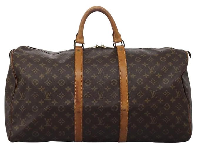 LOUIS VUITTON Monogram Keepall 55 Borsa Boston M41424 LV Auth MX262 Monogramma - vista 13