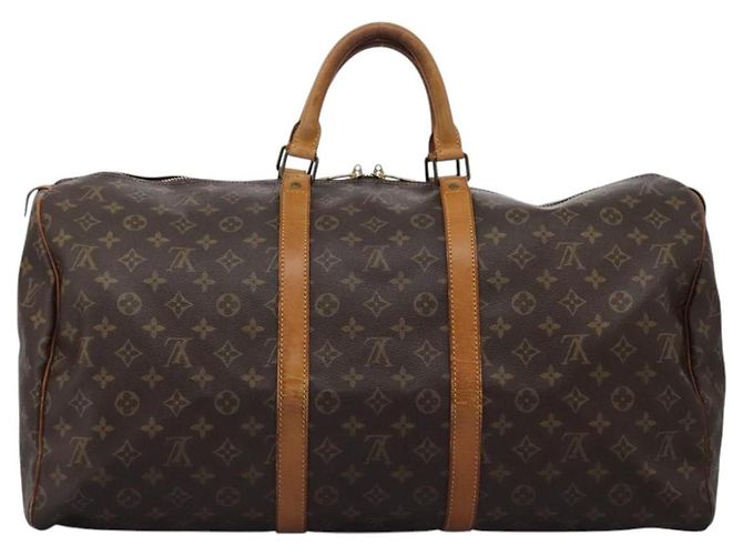 LOUIS VUITTON Monogram Keepall 55 Borsa Boston M41424 LV Auth MX262 Monogramma - vista 2