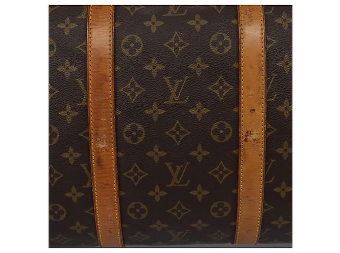 LOUIS VUITTON Monogram Keepall 55 Borsa Boston M41424 LV Auth MX262 Monogramma - vista 6