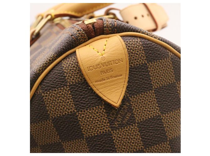 LOUIS VUITTON Borsa Boston Keepall 45 Damier Ebene Auth LV 26495S - vista 17