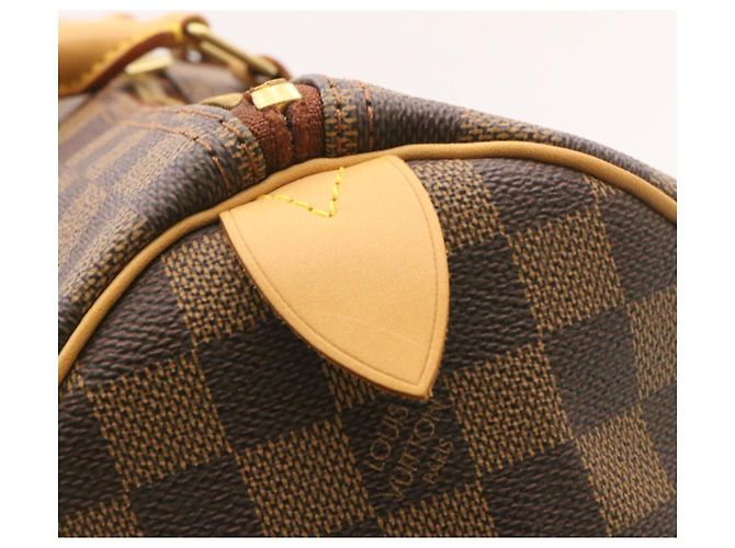 LOUIS VUITTON Borsa Boston Keepall 45 Damier Ebene Auth LV 26495S - vista 18