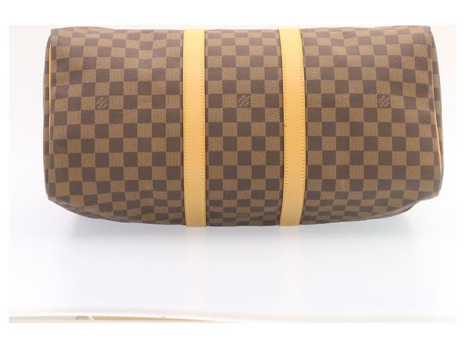 LOUIS VUITTON Borsa Boston Keepall 45 Damier Ebene Auth LV 26495S - vista 5