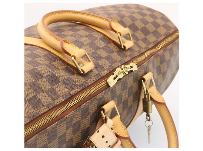 LOUIS VUITTON Borsa Boston Keepall 45 Damier Ebene Auth LV 26495S - vista 6