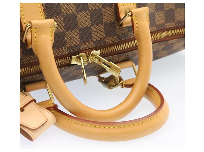 LOUIS VUITTON Borsa Boston Keepall 45 Damier Ebene Auth LV 26495S - vista 7