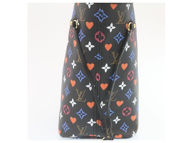 LOUIS VUITTON Collezione Game On Borsa Neverfull MM M57483 LV Auth 28626S Nero - vista 3