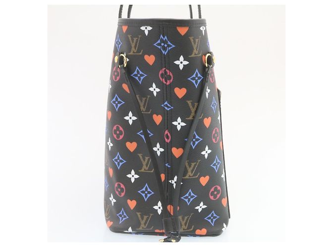 LOUIS VUITTON Collezione Game On Borsa Neverfull MM M57483 LV Auth 28626S Nero - vista 4