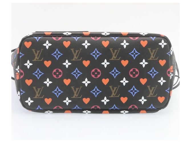 LOUIS VUITTON Collezione Game On Borsa Neverfull MM M57483 LV Auth 28626S Nero - vista 5