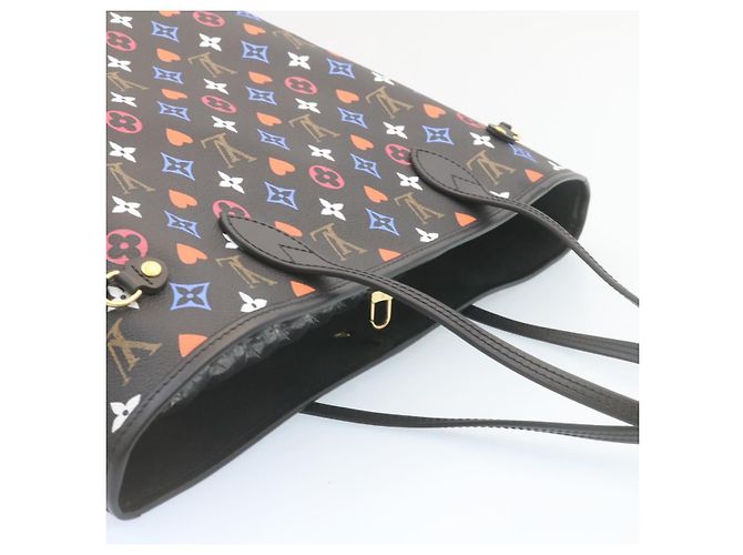 LOUIS VUITTON Collezione Game On Borsa Neverfull MM M57483 LV Auth 28626S Nero - vista 6