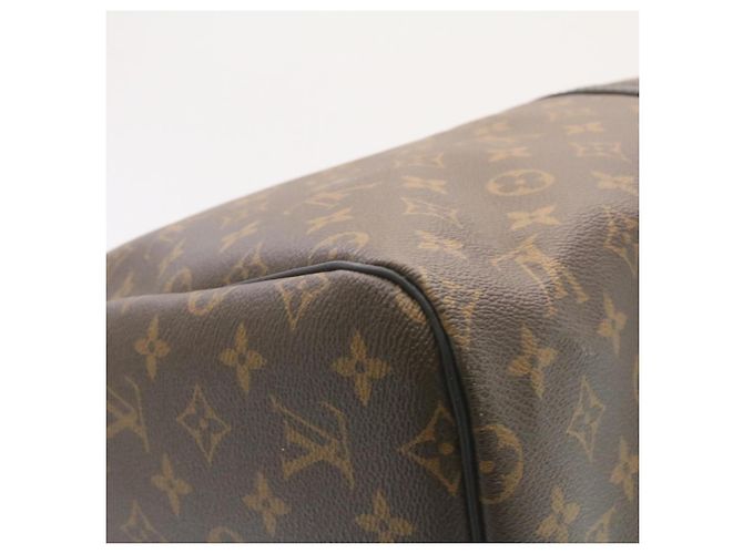 LOUIS VUITTON Monogram Macassar Keepall Bandouliere 55 M56714 Auth 28882S Monogramma - vista 15