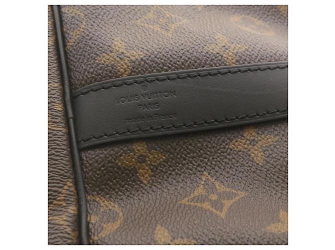 LOUIS VUITTON Monogram Macassar Keepall Bandouliere 55 M56714 Auth 28882S Monogramma - vista 17