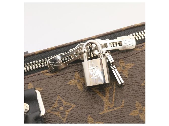 LOUIS VUITTON Monogram Macassar Keepall Bandouliere 55 M56714 Auth 28882S Monogramma - vista 18