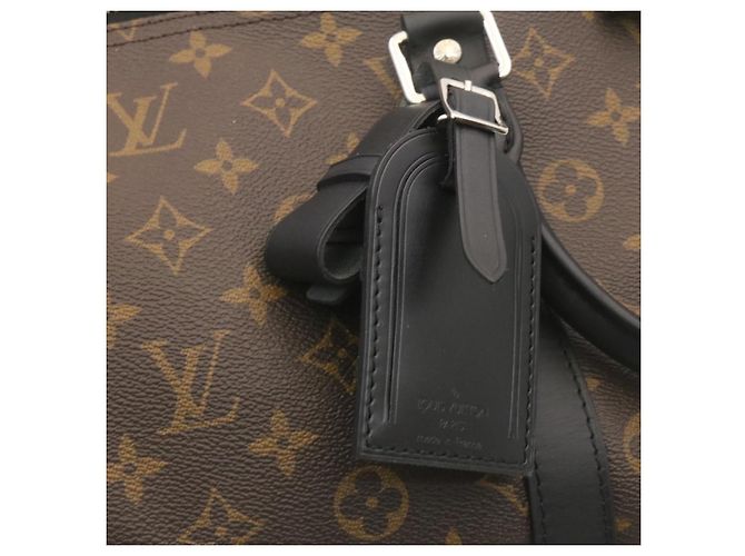 LOUIS VUITTON Monogram Macassar Keepall Bandouliere 55 M56714 Auth 28882S Monogramma - vista 19