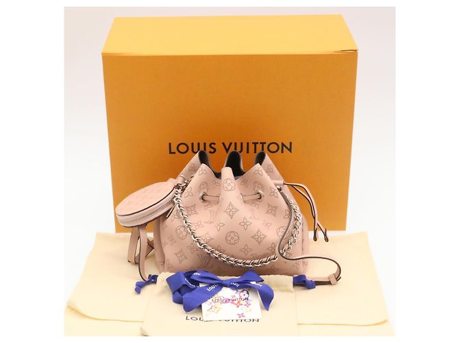 LOUIS VUITTON Borsa a Mano Monogram Mahina Bella Rosa M57068 LV Auth ar6430S - vista 12
