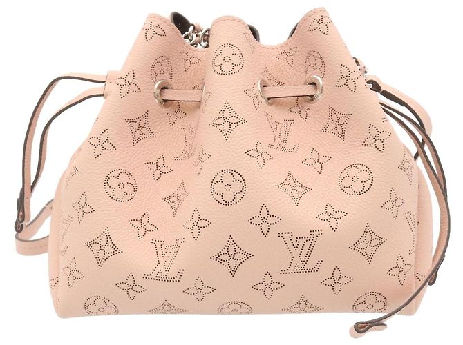 LOUIS VUITTON Borsa a Mano Monogram Mahina Bella Rosa M57068 LV Auth ar6430S - vista 2