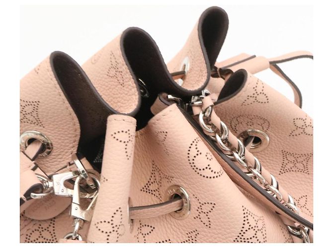 LOUIS VUITTON Borsa a Mano Monogram Mahina Bella Rosa M57068 LV Auth ar6430S - vista 6