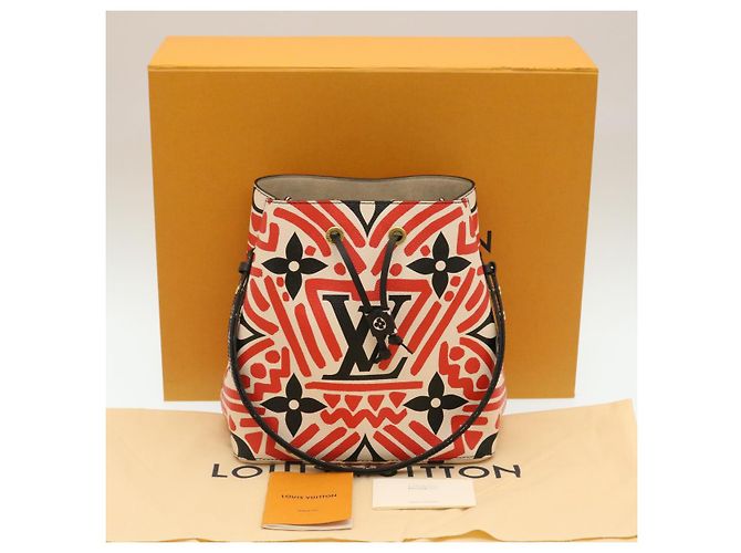 Néonoé LOUIS VUITTON Monogram Géant LV Clafoutis Neo Noe Sac à Dos Rouge Auth 29182S Monogramme - vue 12