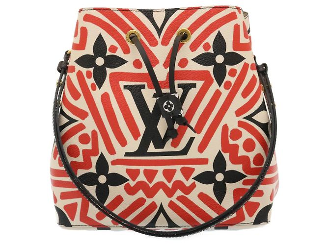 Néonoé LOUIS VUITTON Monogram Géant LV Clafoutis Neo Noe Sac à Dos Rouge Auth 29182S Monogramme - vue 13