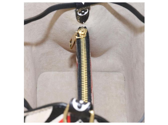 Néonoé LOUIS VUITTON Monogram Géant LV Clafoutis Neo Noe Sac à Dos Rouge Auth 29182S Monogramme - vue 19