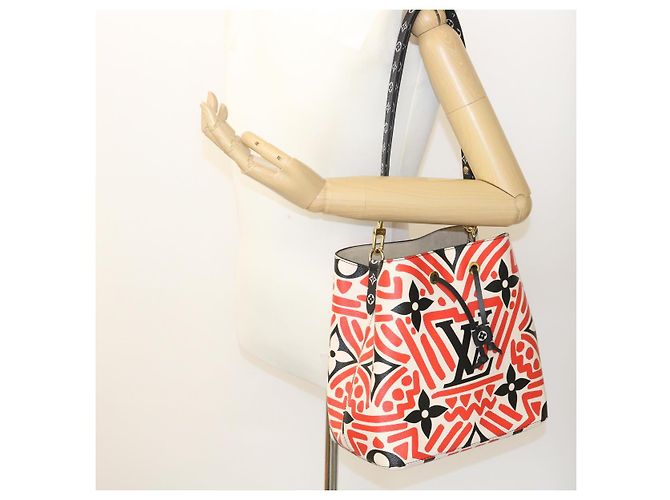 Néonoé LOUIS VUITTON Monogram Géant LV Clafoutis Neo Noe Sac à Dos Rouge Auth 29182S Monogramme - vue 23