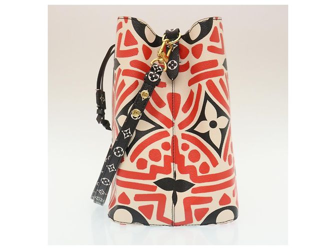Néonoé LOUIS VUITTON Monogram Géant LV Clafoutis Neo Noe Sac à Dos Rouge Auth 29182S Monogramme - vue 3