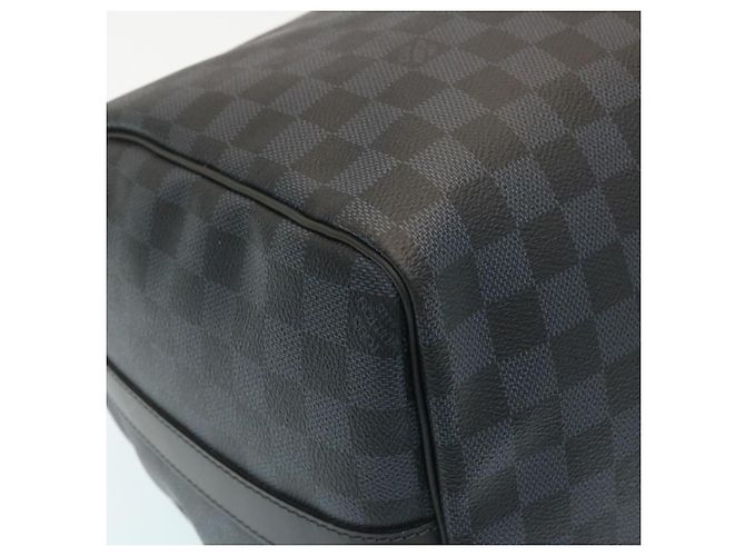 LOUIS VUITTON Borsa Boston Keepall Bandoulière 45 Damier Cobalt N41349 Auth 29189S - vista 15