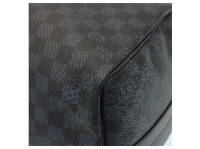 LOUIS VUITTON Borsa Boston Keepall Bandoulière 45 Damier Cobalt N41349 Auth 29189S - vista 16