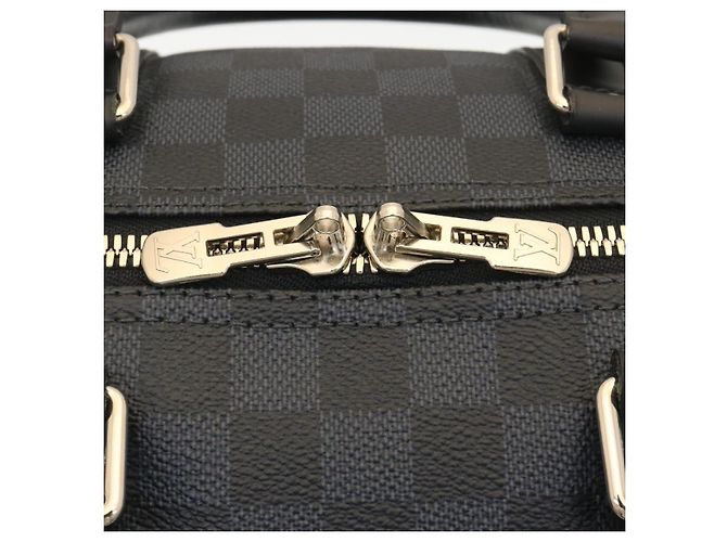 LOUIS VUITTON Borsa Boston Keepall Bandoulière 45 Damier Cobalt N41349 Auth 29189S - vista 18