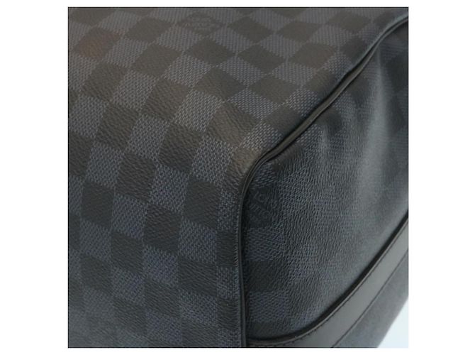 LOUIS VUITTON Borsa Boston Keepall Bandoulière 45 Damier Cobalt N41349 Auth 29189S - vista 8
