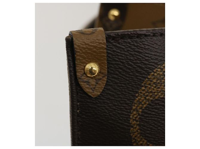 LOUIS VUITTON Monogram Reverse Giant On The go GM Tote Bag M45320 Auth ai595S Monogramma - vista 19