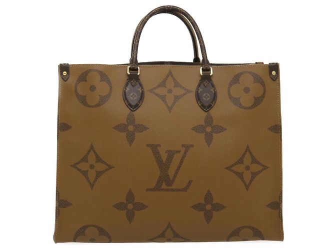 LOUIS VUITTON Monogram Reverse Giant On The go GM Tote Bag M45320 Auth ai595S Monogramma - vista 2