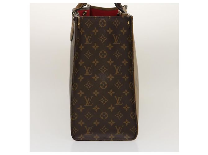 LOUIS VUITTON Monogram Reverse Giant On The go GM Tote Bag M45320 Auth ai595S Monogramma - vista 3
