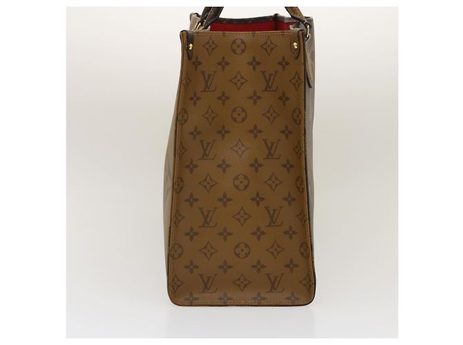 LOUIS VUITTON Monogram Reverse Giant On The go GM Tote Bag M45320 Auth ai595S Monogramma - vista 4