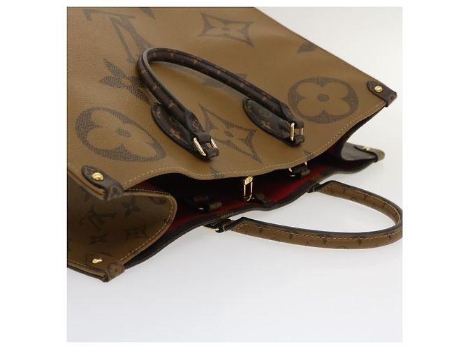LOUIS VUITTON Monogram Reverse Giant On The go GM Tote Bag M45320 Auth ai595S Monogramma - vista 6