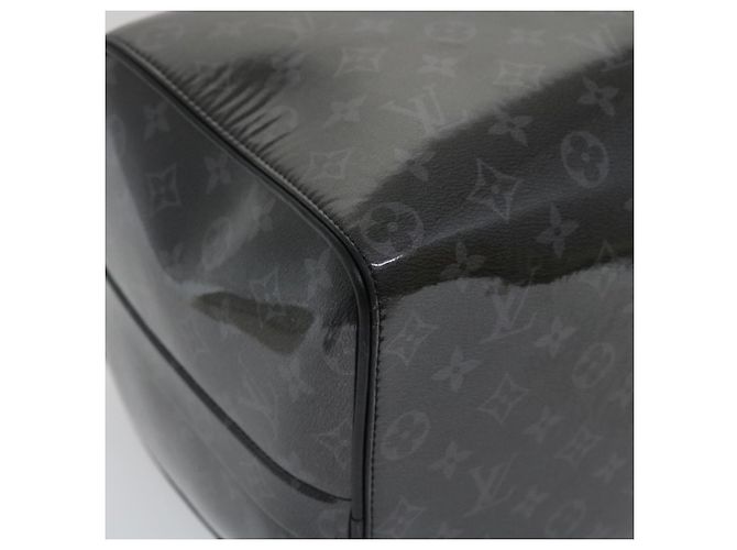 LOUIS VUITTON Eclipse Glaze Keepall Bandouliere 50 Borsa Boston M43901 Auth 29548S Nero - Ansicht 15