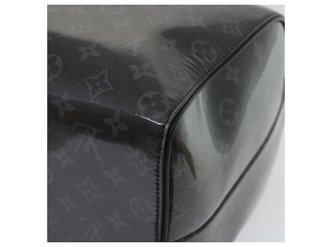 LOUIS VUITTON Eclipse Glaze Keepall Bandouliere 50 Borsa Boston M43901 Auth 29548S Nero - Ansicht 16