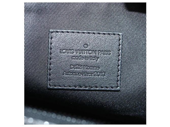 LOUIS VUITTON Eclipse Glaze Keepall Bandouliere 50 Borsa Boston M43901 Auth 29548S Nero - Ansicht 20