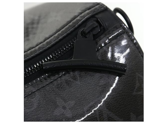 LOUIS VUITTON Eclipse Glaze Keepall Bandouliere 50 Borsa Boston M43901 Auth 29548S Nero - Ansicht 9