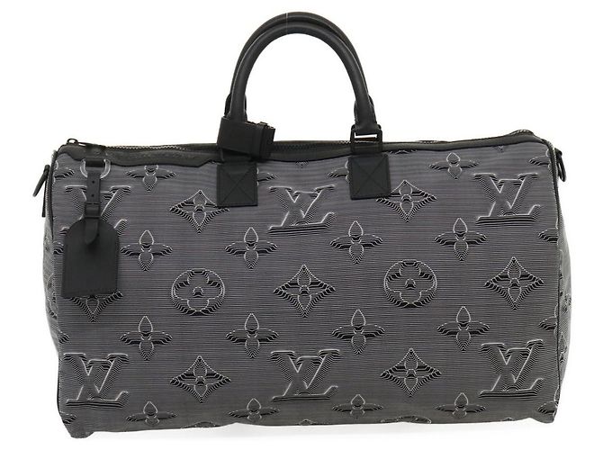 LOUIS VUITTON KeepallBandouliere 50 BostonBag Reversibile 2054 M44939 Auth 29550S Multicolore - vista 13