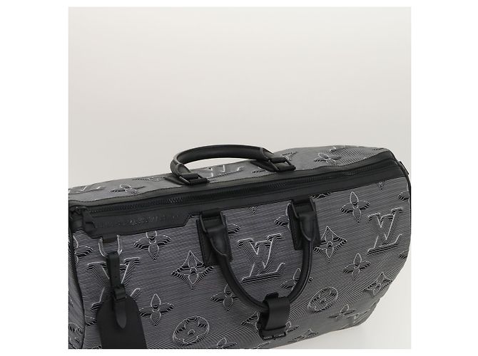 LOUIS VUITTON KeepallBandouliere 50 BostonBag Reversibile 2054 M44939 Auth 29550S Multicolore - vista 6