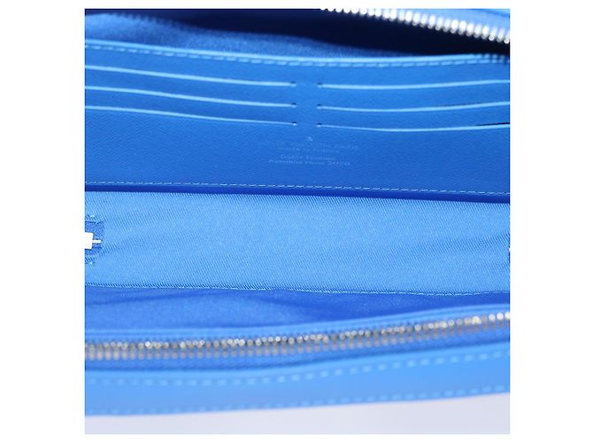 LOUIS VUITTON Monogram Clouds Soft Trunk Wallet Borsa a Spalla M45432 Auth 29570S Blu - vista 10