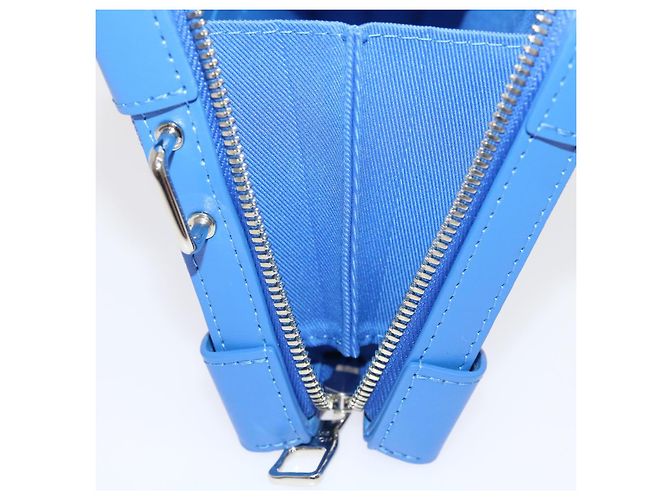 LOUIS VUITTON Monogram Clouds Soft Trunk Wallet Borsa a Spalla M45432 Auth 29570S Blu - vista 18