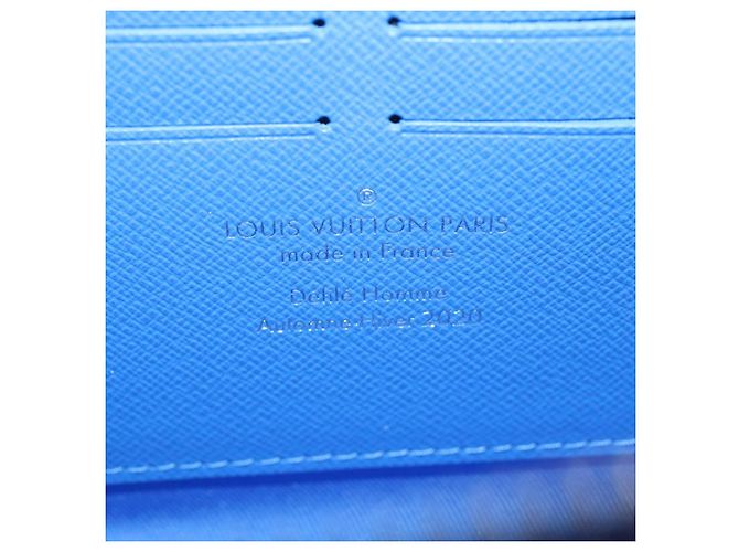 LOUIS VUITTON Monogram Clouds Soft Trunk Wallet Borsa a Spalla M45432 Auth 29570S Blu - vista 19