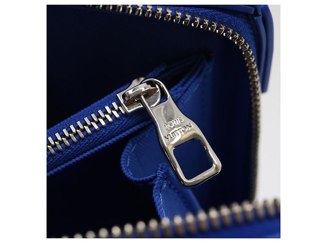 LOUIS VUITTON Monogram Clouds Soft Trunk Wallet Borsa a Spalla M45432 Auth 29570S Blu - vista 23